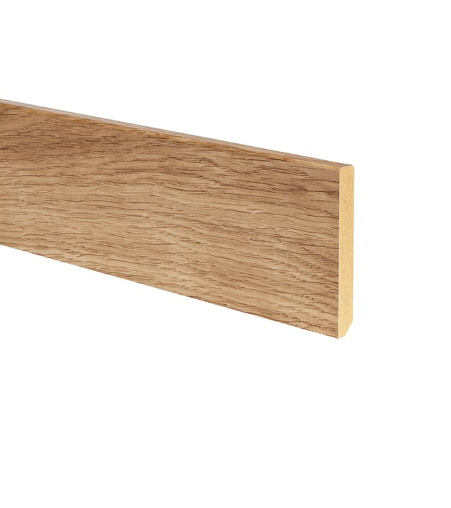 RODAPIE MDF REVESTIDO ACABADO ROBLE DORADO 2200 X 80  X 11 MM
