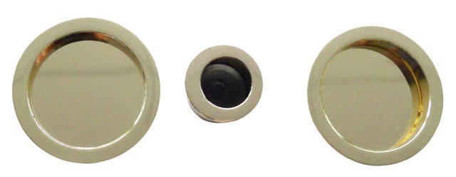 JUEGO TIRADOR Y EXTRACTOR PARA PUERTA CORREDERA LATONADO