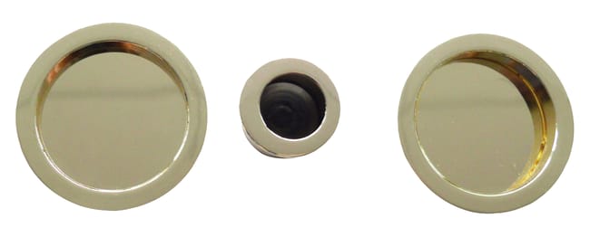 JUEGO TIRADOR Y EXTRACTOR PARA PUERTA CORREDERA LATONADO - 1