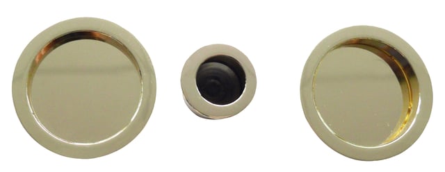 JUEGO TIRADOR Y EXTRACTOR PARA PUERTA CORREDERA LATONADO
