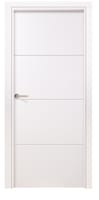 PUERTA INTERIOR EN BLOCK LACADA BLANCA 3L 72,5 CM DERECHA - 1