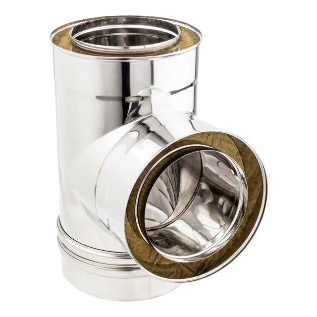 TE INOXIDABLE PARED DOBLE 150MM