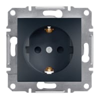 SCHUKO SERIE ASFORA ANTRACITA - 1