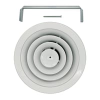 DIFUSOR CIRCULAR CONO FIJO CON REGULACION  Y PUENTE 8