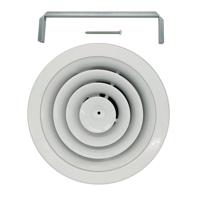 DIFUSOR CIRCULAR CONO FIJO CON REGULACION  Y PUENTE 10