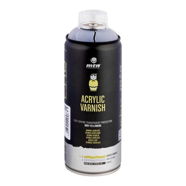 ESPRAY BARNIZ ACRILICO MATE 400ML - 1