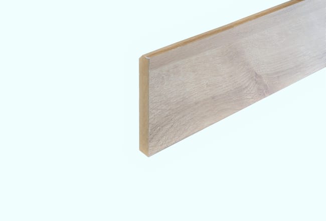 RODAPIE MDF REVESTIDO ACABADO ROBLE FRESNO 2200 X 80 X 11 MM - 1