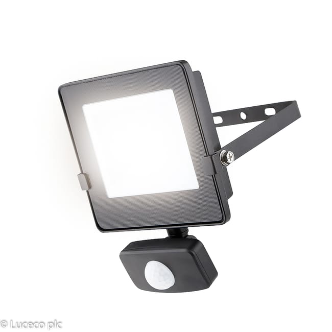 PROYECTOR LED 50W LUZ BLANCA 4000ºK NEGRO CON SENSOR - 1