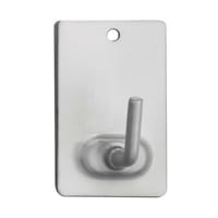 PERCHA ADHESIVA 1 GANCHO 2040 CROMADO INOFIX. 2 UDS - 1