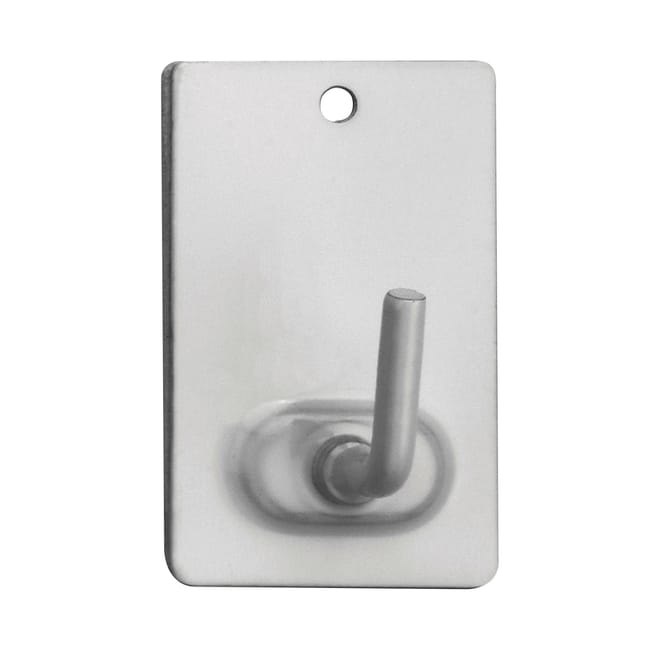 PERCHA ADHESIVA 1 GANCHO 2040 CROMADO INOFIX. 2 UDS - 1