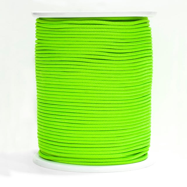 DRIZA POLIESTER 6MM. 1M VERDE FLUOR ROMBULL