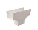 BAJANTE CENTRAL EVACUACIÓN PLUVIALES TRAPECIAL PVC BLANCO Ø26MM - 1