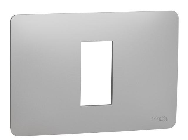 MARCO 1 MODULO CAJA RECTANGULAR SERIE NEW UNICA ALUMINIO