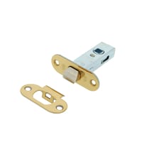 PICAPORTE TUBULAR 45 MM. CANTO REDONDO  LATON 12-R AMIG - 1