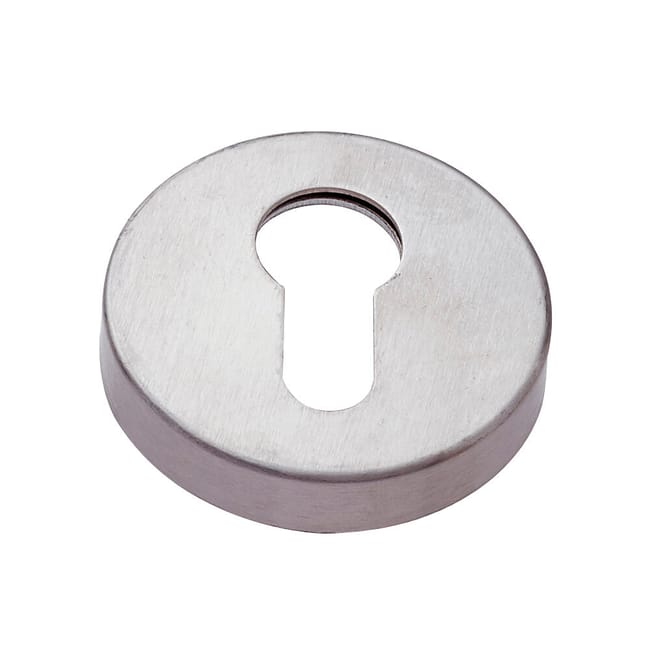 ESCUDO BOCALLAVE REDONDO ACERO INOXIDABLE  - 1