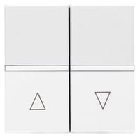 INTERRUPTOR PERSIANA 2 MODULOS SERIE ZENIT BLANCO - 1