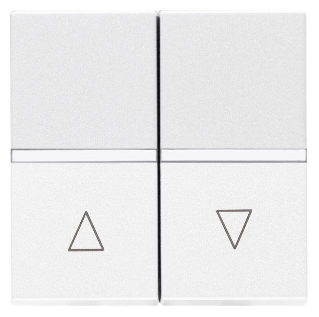 INTERRUPTOR PERSIANA 2 MODULOS SERIE ZENIT BLANCO