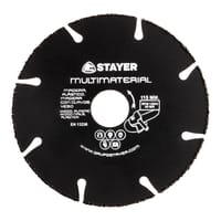 DISCO AMOLADORA CORTE MULTIMATERIAL 115MM STAYER - 1