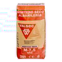 MORTERO SECO GRIS M7,5 VALSEC 25KG - 1