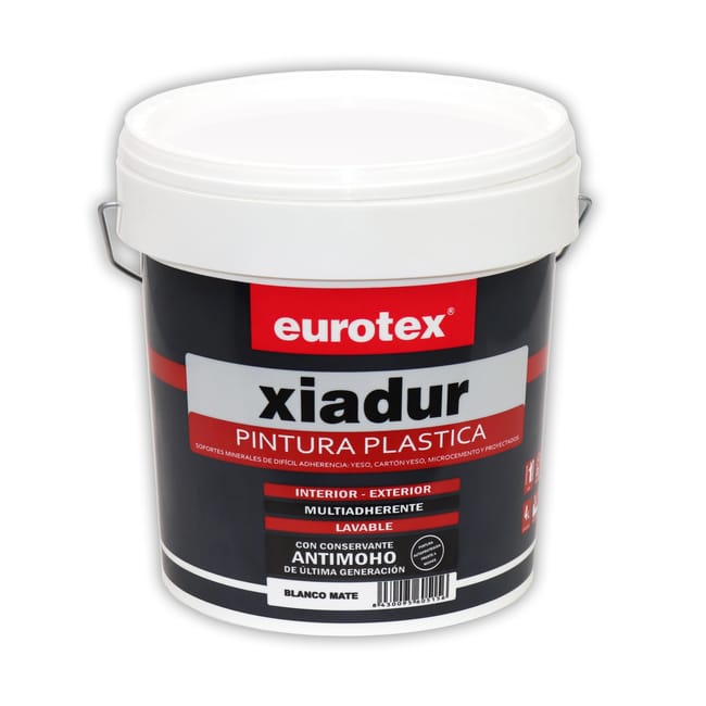 PINTURA PLASTICA BLANCA MATE 4L XIADUR - 1
