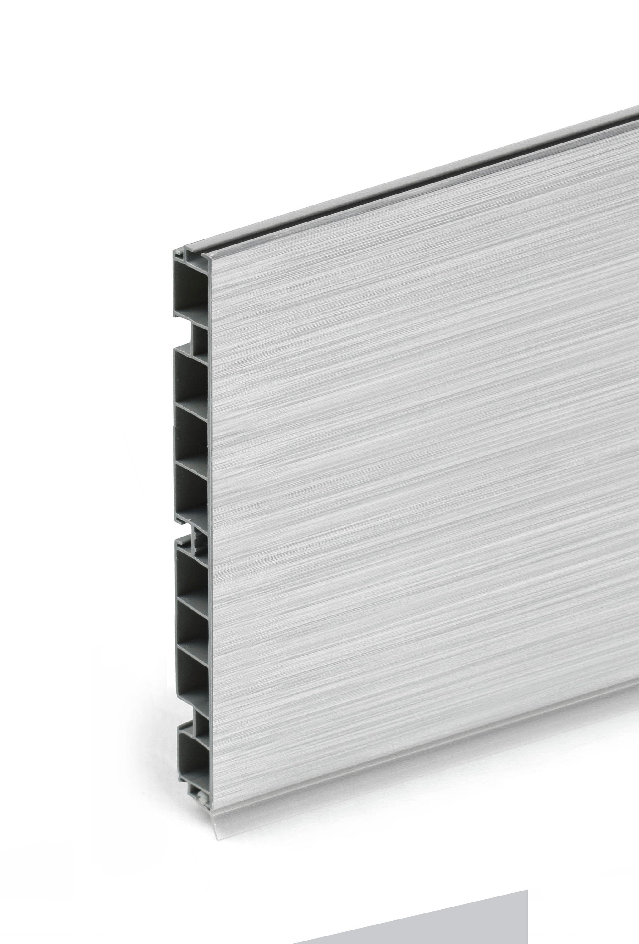 ZÓCALO PVC COLOR INOX | Obramat