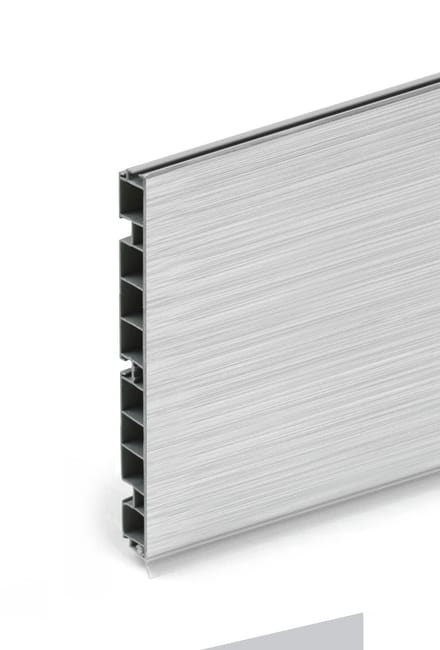 ZÓCALO PVC COLOR INOX - 1