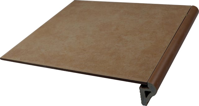 PELDAÑO PORCELANICO 33.3X33.3CM BURGUILLOS MIEL. UNIDAD. ANTIDESLIZANTE