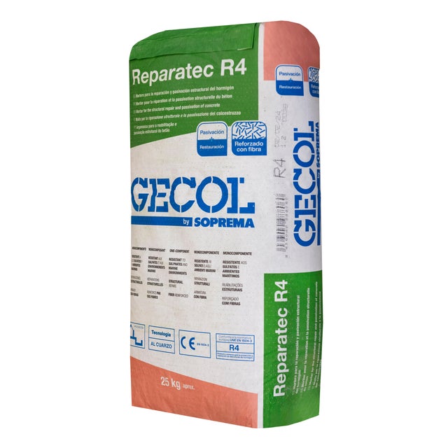 MORTERO DE REPARACIÓN GECOL REPARATEC R4 25KG