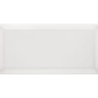 AZULEJO PASTA ROJA 10X20CM METROTILE BLANCO - 1