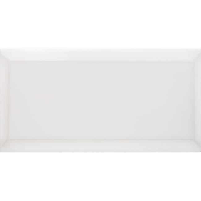 AZULEJO PASTA ROJA 10X20CM METROTILE BLANCO - 1