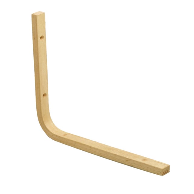 ESCUADRA PARA BALDA MADERA HAYA 200 X 150  MM 