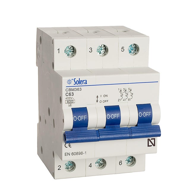 AUTOMÁTICO MAGNETOTÉRMICO 3P 63A SOLERA