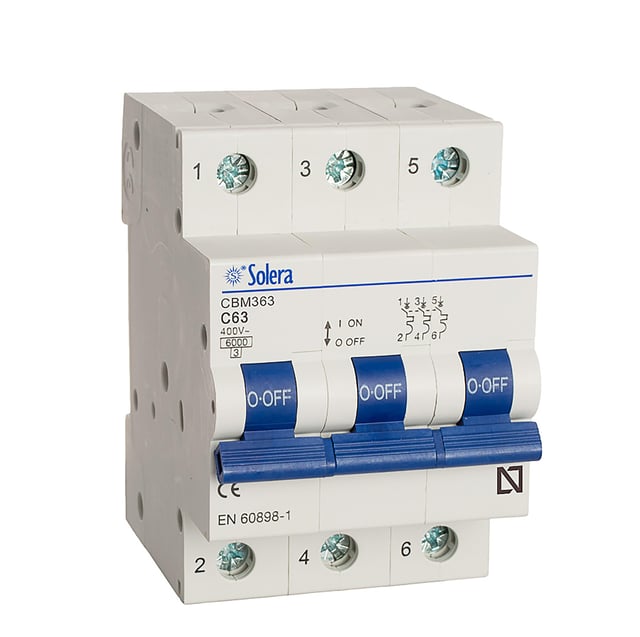 AUTOMÁTICO MAGNETOTÉRMICO 3P 63A SOLERA