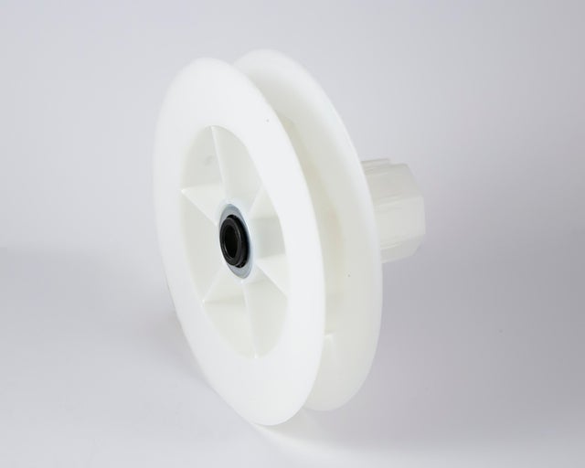 POLEA DE PVC COMPACTO 140 CON RODAMIENTO PARA EJE 40 MM Y CINTA 20MM