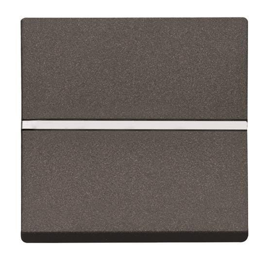 INTERRUPTOR BIPOLAR ANCHO SERIE ZENIT ANTRACITA - 1