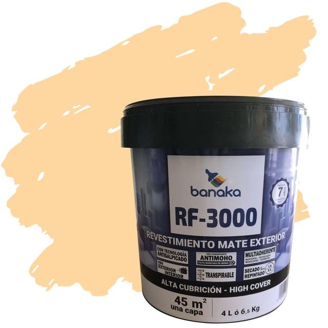 REVESTIMIENTO FACHADA MATE RF-3000 4L MARFIL