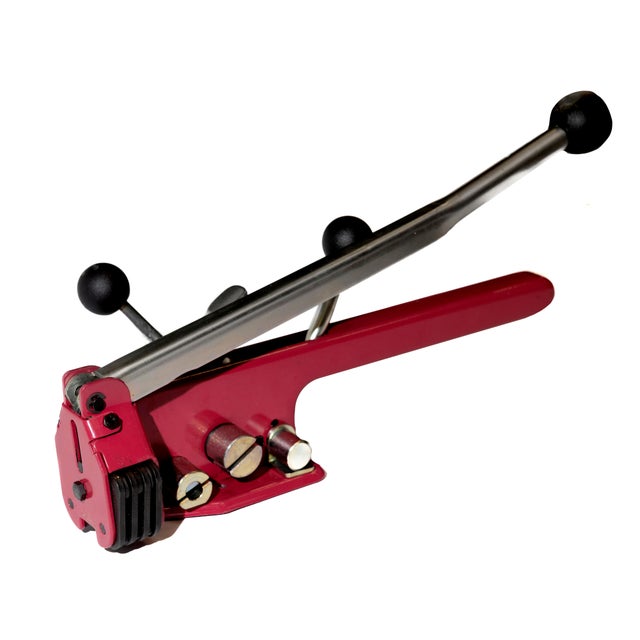 FLEJADORA MANUAL PARA FLEJE DE PLASTICO DE 13 MM.