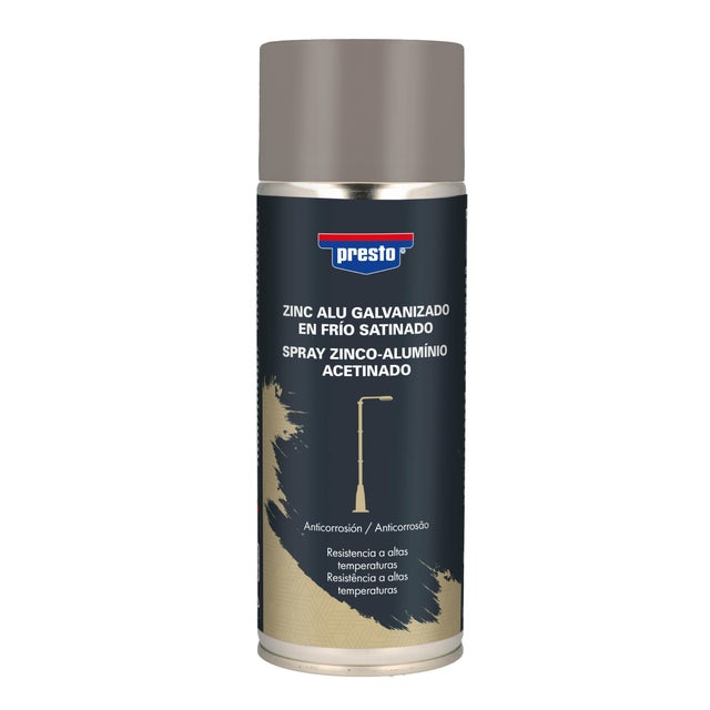 ESPRAY GALVANIZADO SATINADO 400ML ZINC