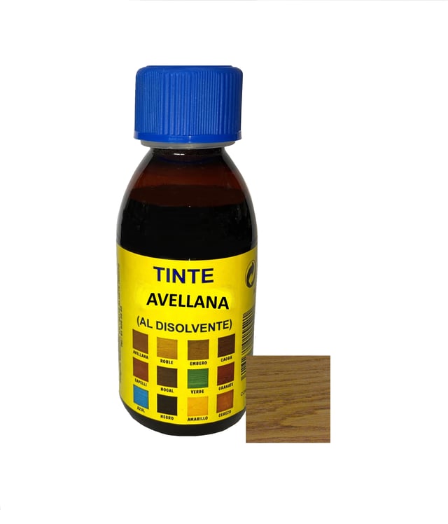 TINTE DISOLVENTE PARA  MADERA PROMADE 125ML AVELLANA