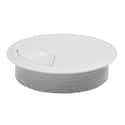 TAPA PASACABLES PARA MESA 60 MM BLANCA - 1