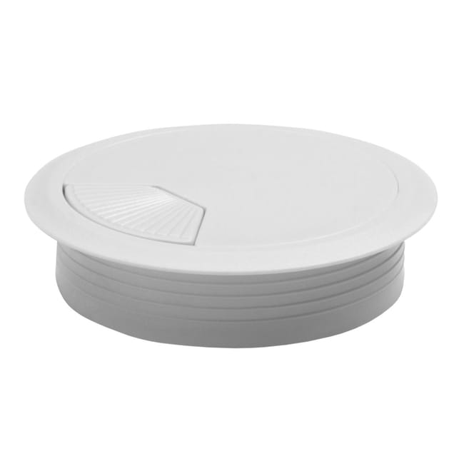 TAPA PASACABLES PARA MESA 60 MM BLANCA - 1