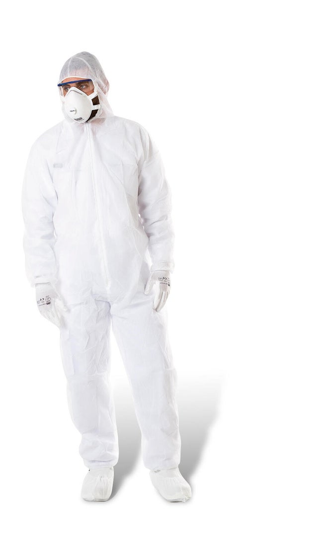 BUZO DESECHABLE BLANCO TXL