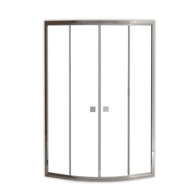 MAMPARA DE DUCHA CURVA CATANIA PRO 90X90CM CROMO