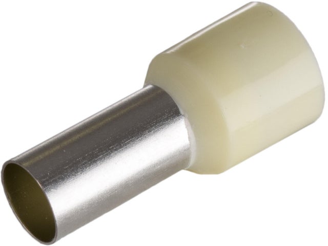 50 UD PUNTERA HUECA BLANCO 16/12 MM