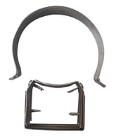 ABRAZADERA REGULABLE  INOXIDABLE PARED DOBLE 80MM - 1