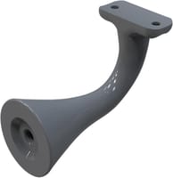 SOPORTE PASAMANOS ALUMINIO 260x265x215MM - 1