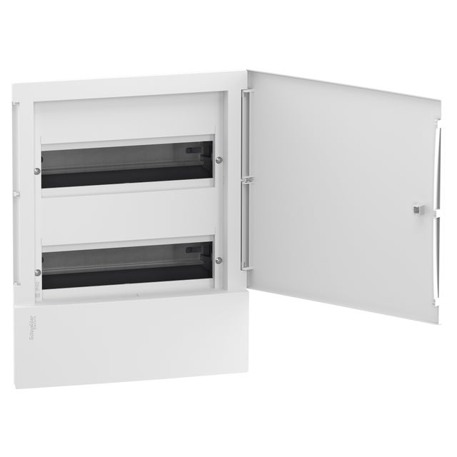 CUADRO EMPOTRAR 24 MODULOS CON PUERTA BLANCA  (294x377x98)