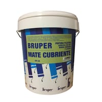 PINTURA PLASTICA BLANCA MATE 15L CUBRIENTE - 1