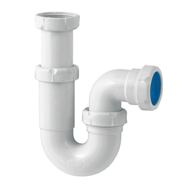 SIFON LAVABO CURVO EXTENSIBLE 1 1/2