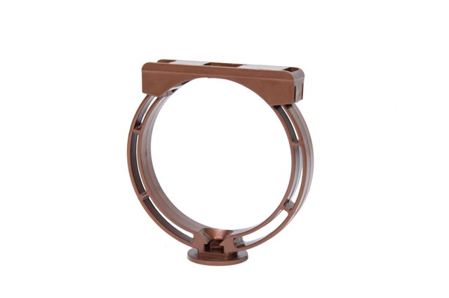 COLLARÍN Ø110MM DOBLE VOLUTA MARRON